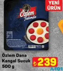 ÖZLEM DANA KANGAL SUCUK 500 G ÖZLEM DANA KANGAL SUCUK 500 G